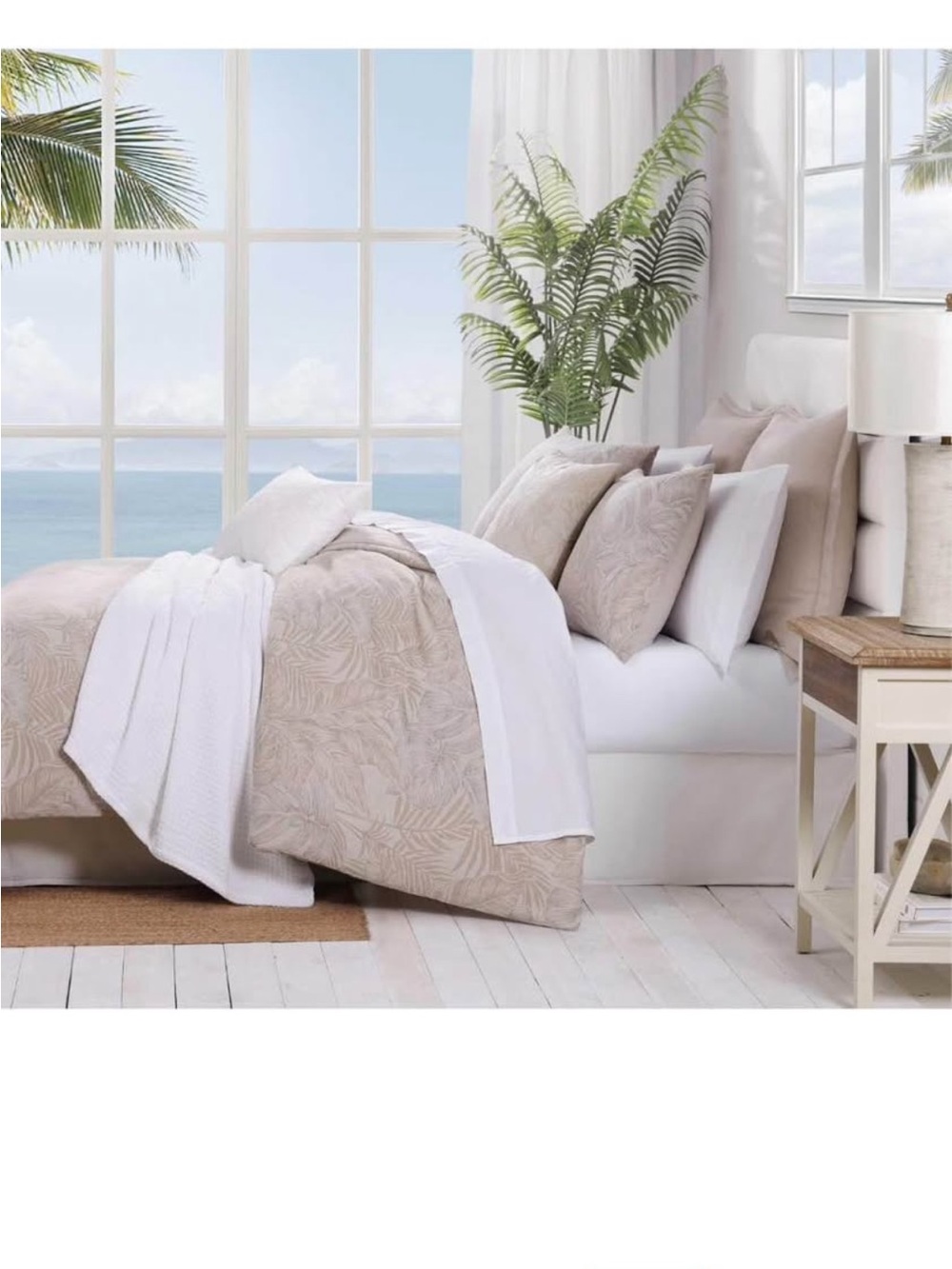 Tommy Bahama - King Comforter Set, 100% Soft Cotton Bedding - Picture 6 of 13